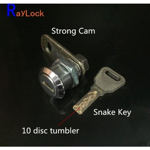 RayLock furniture type security lock cylinder 20mm cam lock with flat strong cam