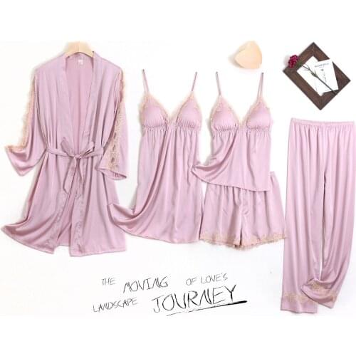 Burgundy Pajamas Set Sexy Strap Top&Long Pants Sleepwear Nightgown Lady Pyjamas Sleep Suit Casual Home Clothes Spring Nightwear