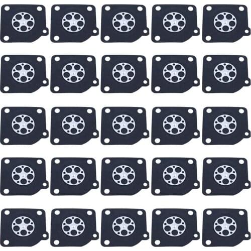GTBL A015006 Carburetor Diaphragm 25Pcs for ZAMA C1-M2B C1S-E1 C1S-E2 C1S-H4A C1S-H4B C1S-H4C C1S-H8 C1S-H8A C1S-K1D C1S-S3