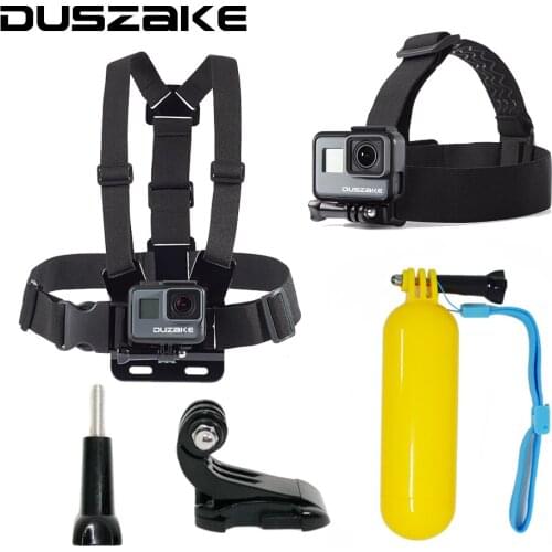 DUSZAKE BG4 Kit For Gopro Hero 5 Mount For Gopro Accessories Strap For Gopro Hero 5 Xiaomi Yi 4K Selfie Stick For Eken H9 SJCAM