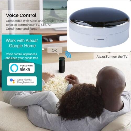 Mobile Wifi Infrared Universal Voice Remote Control Smart Remote Control One-Key Pairing of Appliances