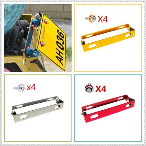 Motorcycle motorbike pitbike License Holder Mount Bracket Number Plate for YAMAHA WR250R X SEROW225 250 TTR125 L E TTR250