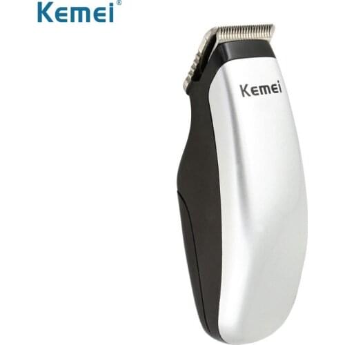 Kemei Men Trimmer Mini Cordless Hair Clipper Professional Rechargeable Shaver Portable Man Battery Cutting Machine for Travel