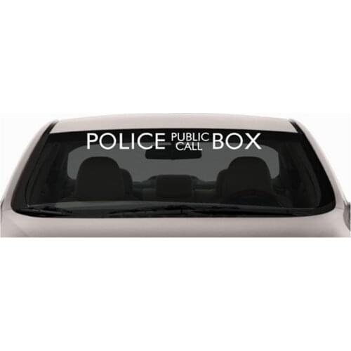 New fashion cool personalized Dr. Who Tardis police box vinyl car stickers ,car sticker large 30"x3"