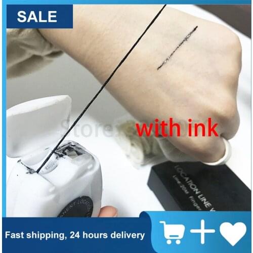 Semi Permanent Makeup String Microblading Mapping String Pre-Inked Eyebrow Marker thread Tattoo Ink String Brows Point Line Tool