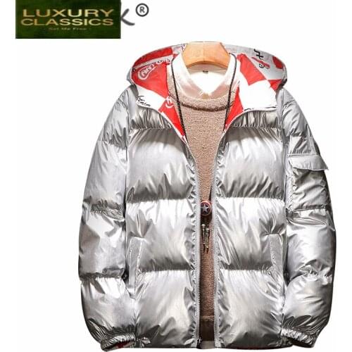Clothes Winter Jacket Men 2021 Streetwear Casual Warm Parka Print Coat Male Paded Fashion Man Winter Jackets Hiver LW1099