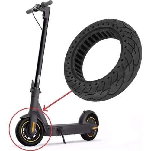 2pcs 60/70-6.5 Honeycomb Solid Tire Single Row Inner Striated Tire for Ninebot G30 Max Scooters 10*2.5 Non-pneumatic Rubber Tyre