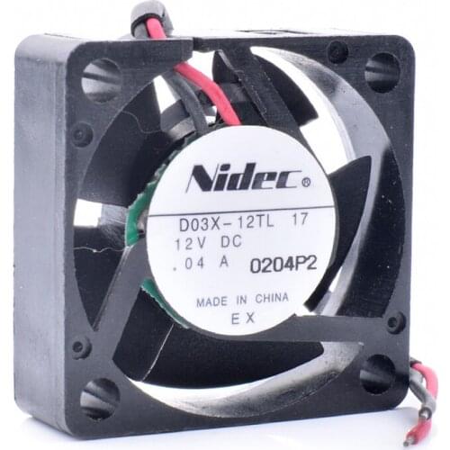Original D03X-12TL 3010 3cm 30x30x10mm 12V 0.04A Small high volume video recorder router cooling fan