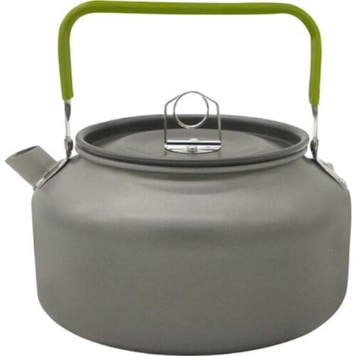 1.2L Outdoor Portable Coffee Teapot Kettle Camping Hiking Picnic BBQ Kettle Water Pot Aluminium Alloy Tea camping kettle