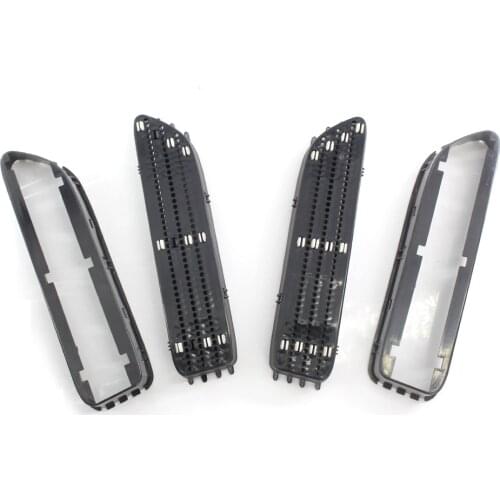 Flat Matte Black Side Grill Grille Fender Vents Fits for BMW E46 01-06
