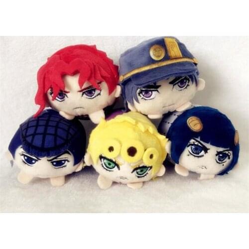 10cm JoJos Bizarre Adventure Plush Toys Giorno Narancia Mista Buccellati Abbacchio Fugo Stuffed Dolls For Kid Gift