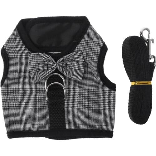 Rabbit Leash Lead Vest Small Animals Mesh Cotton Hamster Guinea Pig Harness Leash Pet Strap