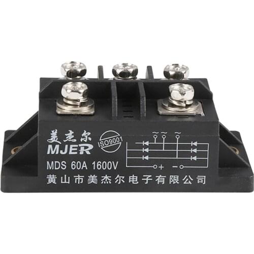 MDS60A Three phase Bridge rectifier diode modules MDS 60A 1600V SANRE Three Phase Bridge Rectifier Diode Module MDS60A 1600V