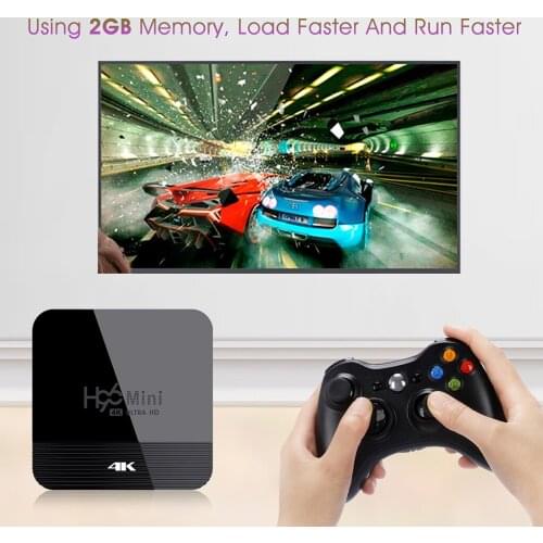 TV Box Android 9.0 H96 Mini H8 RK3228A 2.4G/5G WIFI Set Top Box 2+16GB US