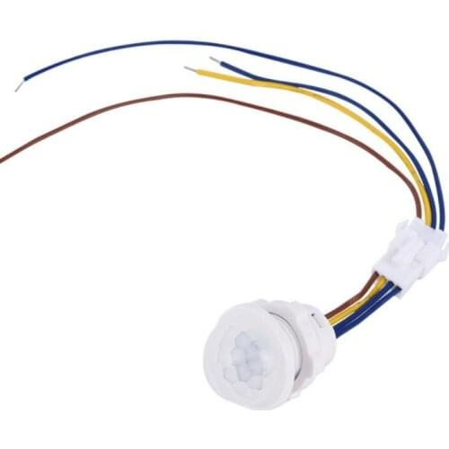 1PC Mini PIR Sensor Detector Smart Switch 110V 265V LED PIR Infrared Motion Sensor Detection Automatic Sensor Light Switch