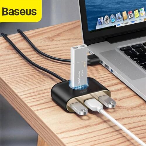 Baseus USB HUB 3.0 To Multi USB Splitter Adapter 4 Port USB Charging for Macbook Laptop Devices USB C HUB Switch USB splitter