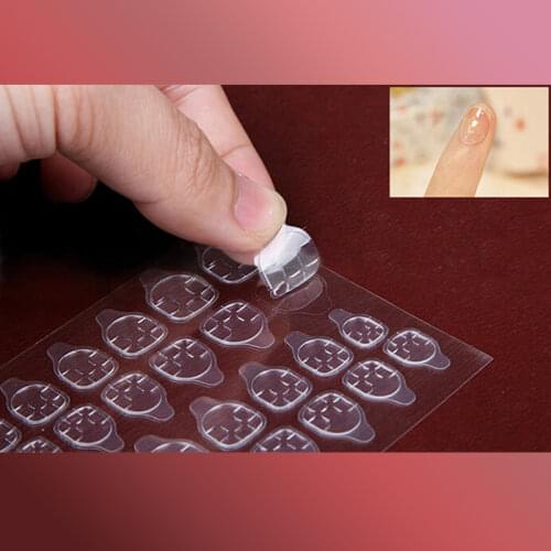 240 Sheets Nail Double Side Adhesive Sticker Tips Faux Ongles Glue Tapes For Fingernails Toes Nails Art False Nail Tips Decals