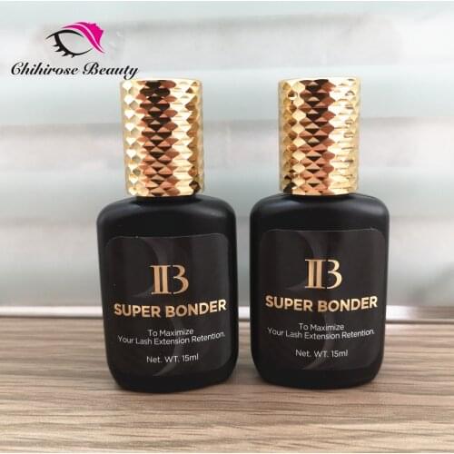 2pcs ib Super Bonder fixing agent Eyelash Extensions Primer Cure adhesive bonding Eyelash grafting transparent curing liquid