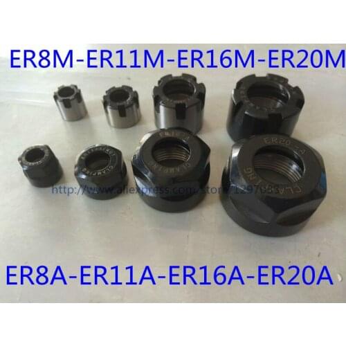 8pcs/set type A nut and type M nut carved machine extension rod the handle nut