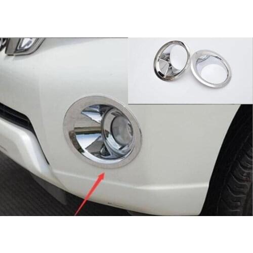 Accessories For Toyota Land Cruiser 150 Prado LC150 FJ150 2014-2017 Front Fog Lamp Cover Light Overlay Trim Chrome Car-Styling