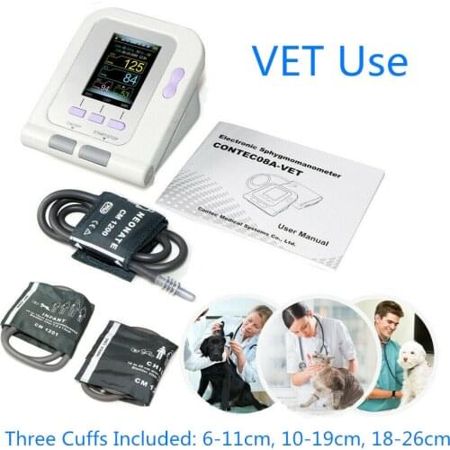Electronic Sphygmomanometer Digital Blood Pressure Monitor Veterinary Pets Dog Cat