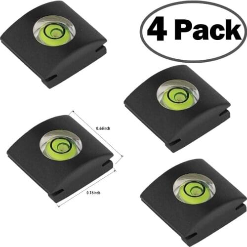 Camera Hot Shoe Level Hot Shoe Cover Hot Shoe Mount Protectors Bubble Spirit Level fits DSLR Camera for Canon Sony Nikon
