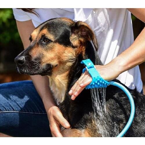 Pet Bathing Tool Comfortable Massager Shower Tool Cleaning Washing Bath Sprayers Dog Brush Pet Supplies Wholesale