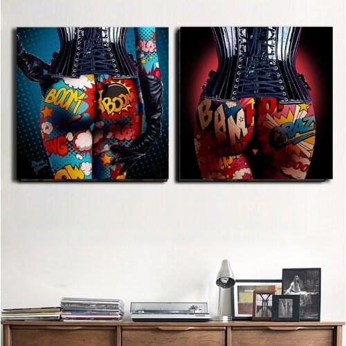 Graffiti Cool Girl DIY Painting By Numbers on Canvas Oil Pictures for Adults Acrylic Coloring By Number No Frame Home Decoration