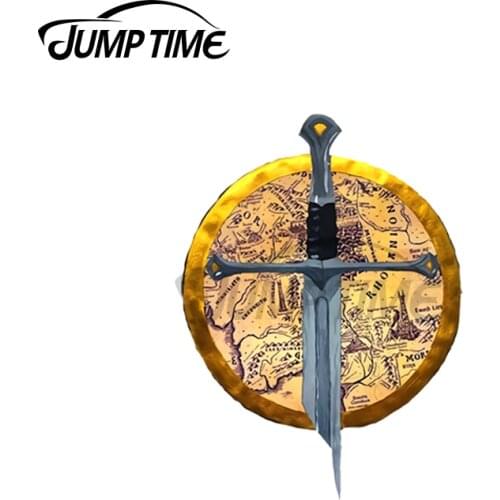 JumpTime 13 x 9.9cm For The Sword of Narsil Creative Car Stickers Laptop Waterproof Decal Windows Refrigerator Trunk Decoration