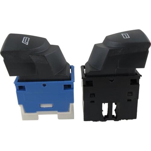 Left + Right For Fiat Ducato II FL (2002-2006) WINDOW LIFTER SWITCH 735315616 6554.T5 / 735315619 6554.T3