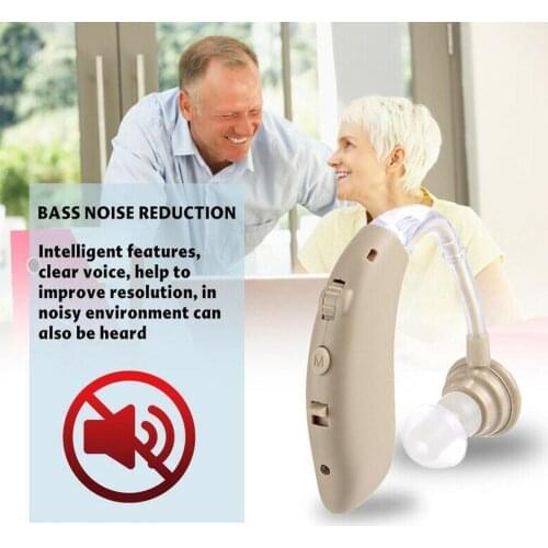 Best Hearing Aids Sound Amplifier Rechargeable Mini Digital Invisible Deaf-Aid Behind The Ear Aid for Aged Health Care audifonos