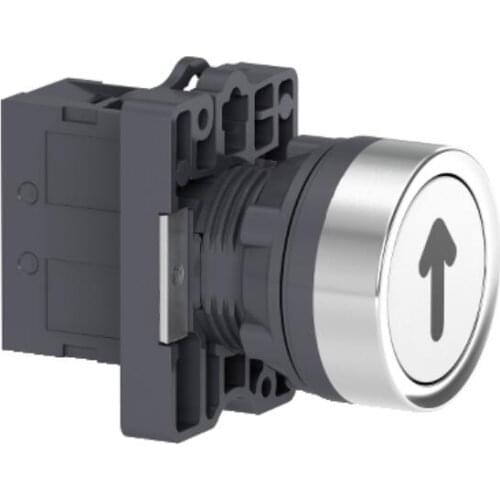 XA2EA3341 Marked head push-button Ø 22 - flush spring return - 1NO