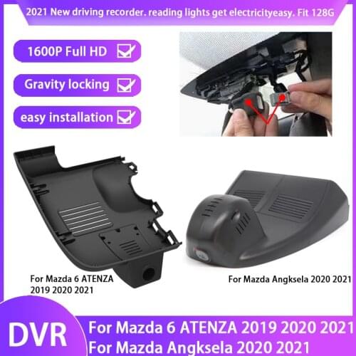 New Plug and play Car DVR Video Recorder Dash Cam Camera For Mazda 6 ATENZA 2019 2020 2021 For Mazda Angksela 2020 2021 HD 1600P
