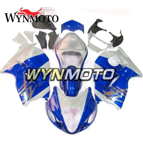Complete Fairings Kit For GSXR1300 1997-2007 97-07 Injection ABS Plastics Full Fairings Kit Panel Bodywork Blue Silver Cowlings