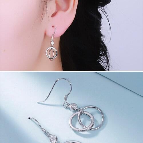 Manufacturers Selling S925 Tremella Crane Woman Contracted Hang Them A Undertakes To Cross Pendant Silver Ornaments