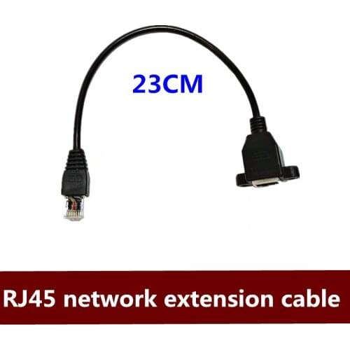 RJ45 extension cable with screw hole Network cable male to female extension cable RJ45 network extension cable