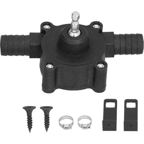 Hand Electric Drill Pump Convenient Durable Home Small Water Transfer Pump For Irrigation Gardening Electric Water Pump