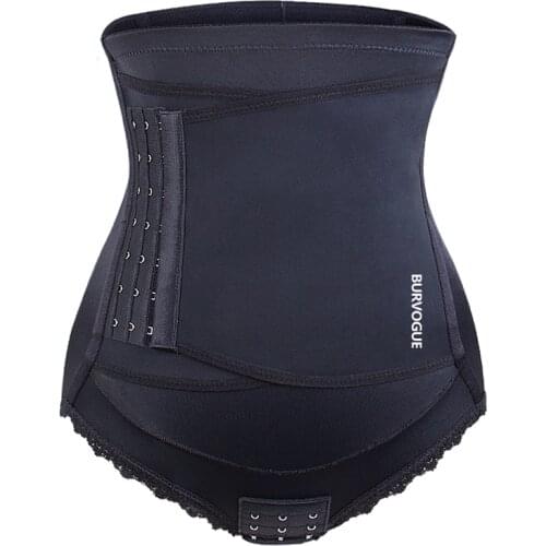 Burvogue Women High Waist Shaper Panties Slimming Body Shaper Waist trainer Butt Lifter Tummy Control Panties Underwear Shaper