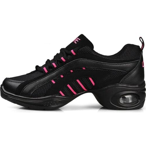 Ladies Square Dance Shoes Mesh Breathing Modern Dance Shoes Comfortable Jazz Dance Shoes