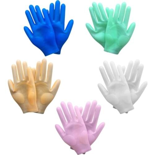 1 Pair Reusable Safe Silicone Gloves for Epoxy Resin Casting Jewelry Making Mitten DIY Crafts Tools