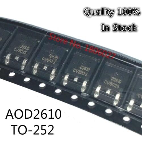 10PCS/ LOT AOD4S60 TO-252 /AOD2610 D2610 / IPD090N03L 090N03L/ SUD09P10-195 / AOD240 D240/AOD474 D474 / FDD4141 4141 / IRLR130A