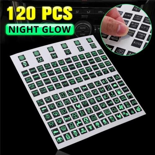 120 Sticker Rocker Switch Label Decal Circuit Panel Luminous Sticker For Car Marine Boat Truck Instrument Switches Relays Decor
