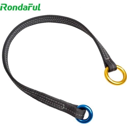 120CM Tree Work Arborist Friction Saver Loop Belt Climbing Rope Cambium Saver Loop Belt Sling for Garden Work