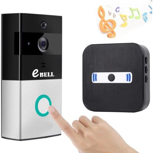 Wireless WIFI Doorbell 720P Bulid-in Battery Video Door Phone