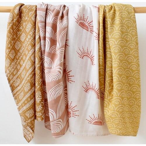 60x60cm Muslin Squares Baby Swaddle Blanket Baby Bib Scarf Handkerchief Burp Cloth Set