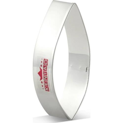 KENIAO Unicorn Ear Cookie Cutter for Kids Birthday - 9.5 x 4.5 cm - Biscuit / Fondant / Pastry / Bread Cutter - Stainless Steel