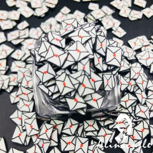 20g 5mm Envelope for Resin DIY Supplies Nails Art Polymer Clear Clay accessories DIY Sequins scrapbook shakes