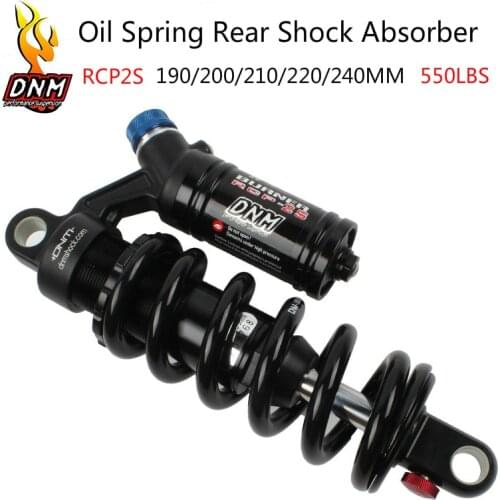 DNM Mountain Bike Oil Spring Rear Shock Absorber RCP2S Downhill MTB Bicycle Shocks Air Suspension 190 200 210 220 240mm 550LBS