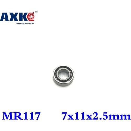 2021 Top Fashion Promotion Rodamientos Axk High Quality 10pcs/lot Mr117 Open 7x11x2.5 Mm Type Miniature Ball Bearings L-1170