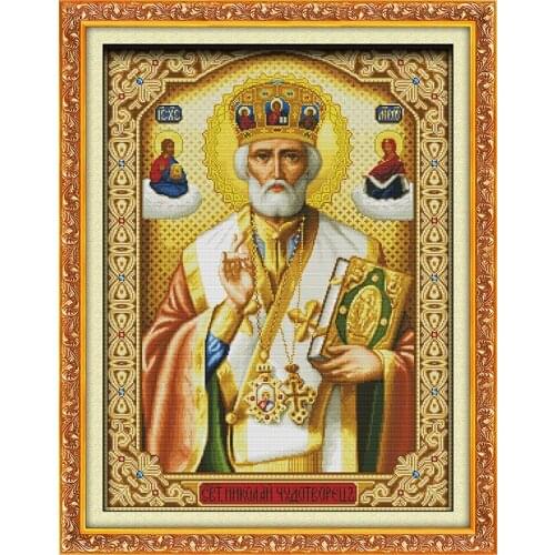 Pope cross stitch kit people 18ct 14ct 11ct count print canvas stitches embroidery DIY handmade needlework